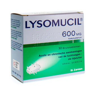 LYSOMUCIL 600 COMP EFF 30 X 600 MG