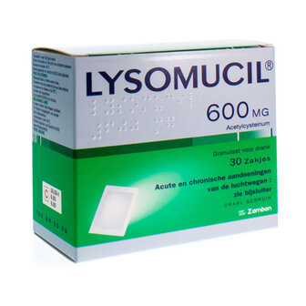 LYSOMUCIL 600 GRAN SACH 30 X 600 MG