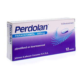 PERDOLAN SUPP AD 12X500MG