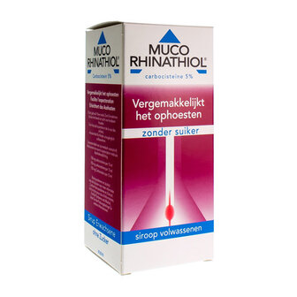 MUCO RHINATHIOL 5% SIR AD Z/SUIKER 250ML