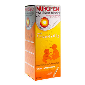 NUROFEN KIND SINAAS SUSP SUIKERVRIJ 200 ML