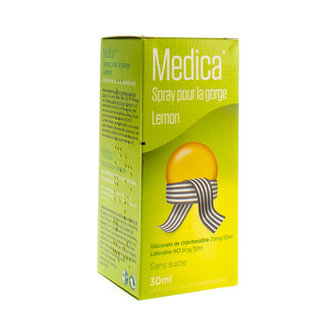 MEDICA KEELSPRAY 30ML LEMON