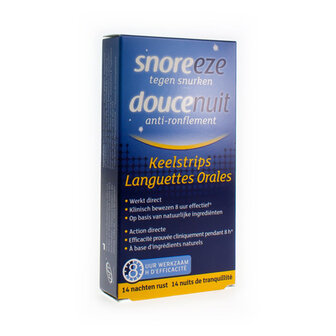 SNOREEZE ORAL STRIPS 14