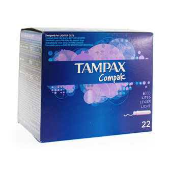 TAMPAX COMPAK LITES 22