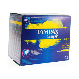 TAMPAX COMPAK REGULAR 22