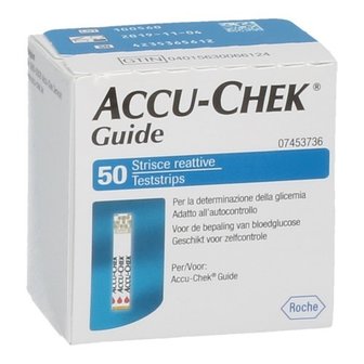 ACCU CHEK GUIDE TESTS 50 STRIPS