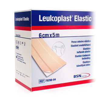 LEUKOPLAST ELASTIC 5MX6CM 1