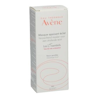 AVENE ESSENTIELS VERZACHT.MASKER STRAL. TEINT 50ML