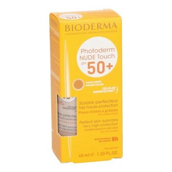 BIODERMA PHOTODERM NUDE TOUCH IP50+ GOUD 40ML