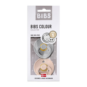 BIBS 1 FOPSPEEN DUO CLOUD BLUSH