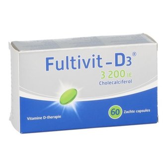 FULTIVIT-D3 3200IE CAPS ZACHT 60