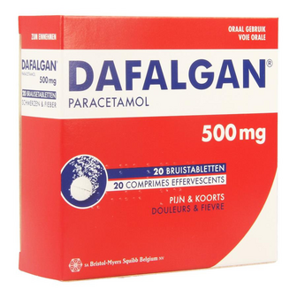 DAFALGAN BRUIS 500MG TABL 20