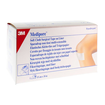 MEDIPORE 3M VERB ELAST ADH ROL 15CMX10M 2991/3