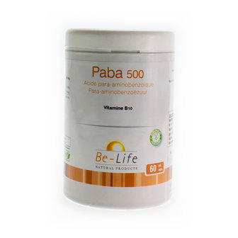 PABA VITAMINES BE LIFE GEL 60X500MG