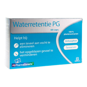 WATERRETENTIE PG PHARMAGENERIX CAPS 60