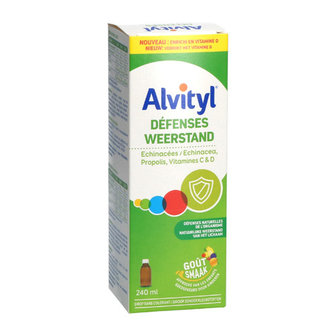 ALVITYL WEERSTAND SIROOP 240ML NF