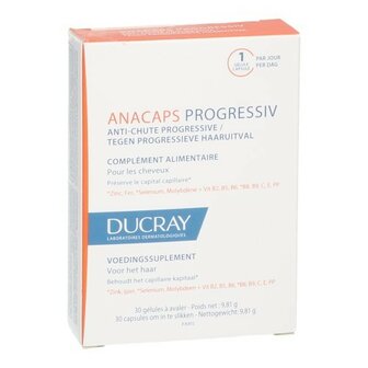 DUCRAY ANACAPS PROGRESSIV A/CHUTE CAPS 30