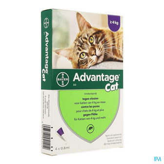 ADVANTAGE 80 KATTEN &gt;4KG 4X0,8ML