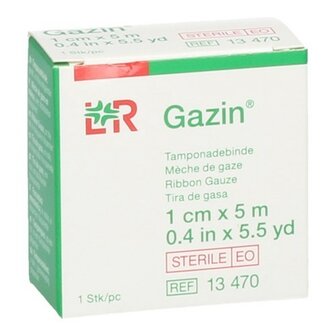 GAZIN GAASWIEKEN STERIEL OPGEROLD 1CMX5M