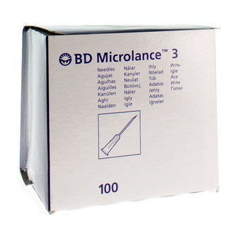 BD MICROLANCE 3 NAALD 18G 1,2X40MM ROSE 100 301900