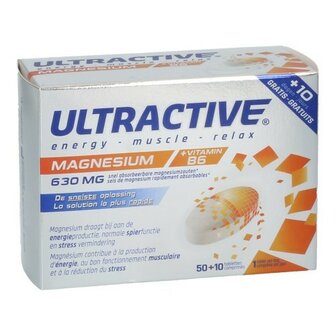 ULTRACTIVE MAGNESIUM 630MG COMP 60