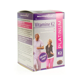 MANNAVITAL VITAMINE K2 PLATINUM NF CAPS 60