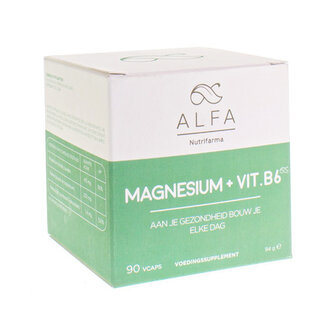 ALFA MAGNESIUM + VIT B6 V-CAPS 90