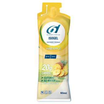 6D SIXD ISOGEL + CAFFEINE ANANAS 6X60ML