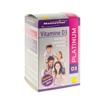 MANNAVITA VITAMINE D3 PLATINUM CAPS 90