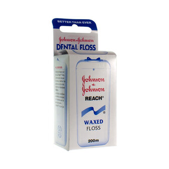 JOHNSON REACH DENTAL FLOSS WAXED 200M