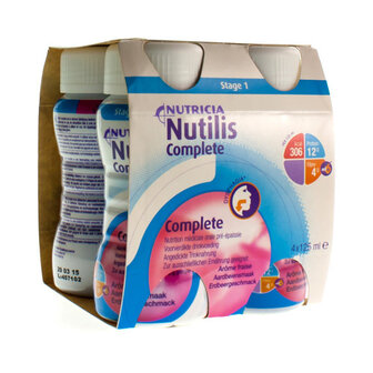 NUTILIS COMPLETE STAGE 1 AARDBEI FL 4X125ML