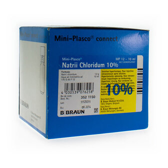 MINI PLASCO NACL 10 % 20 X 10 ML