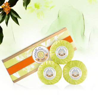 ROGER&amp;GALLET KOFFER FLEUR OSM ZEEP 3X100G