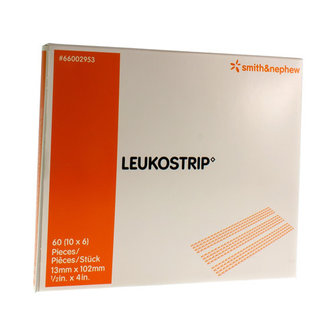 LEUKOSTRIP 13,0MMX102MM 6 STRIPS 10 66002953