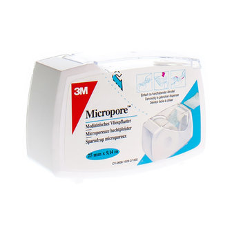 MICROPORE 3M 25MMX9,15M NIEUWE DISPENSER 1530-1