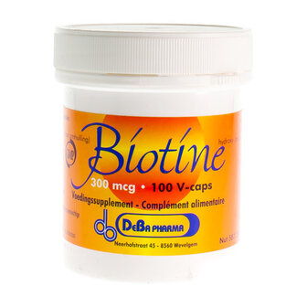 BIOTINE 300Y CAPS 100 DEBA