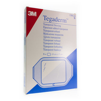 TEGADERM 3M FILM DRESSING TRANSP 10X12CM 5 1626P