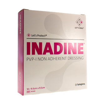 INADINE KP DOORDR. 9,5X 9,5CM 10 P01481