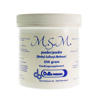 MSM PDR SOLUBLE/ OPLOSB 250G DEBA