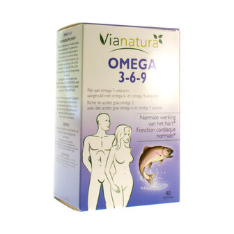 VIA NATURA OMEGA 3-6-9 SOFTCAPS 40