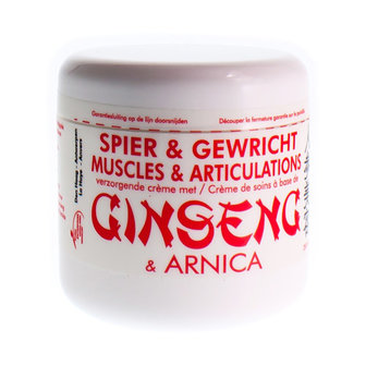 JIA-WEI-GINSENG CR VERZORG+ARNICA SPIER-GEWR.250ML