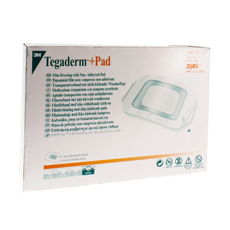 TEGADERM + PAD 3M TRANSP STERIL 9CMX10CM 25 3586