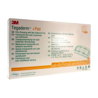 TEGADERM + PAD 3M TRANSP STERIL 9CMX20CM 25 3590