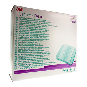 TEGADERM FOAM DRESSING 10,0X10,0CM 10 90601