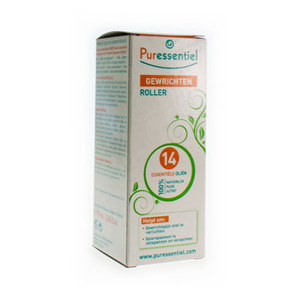 PURESSENTIEL GEWRICHTEN &amp; SPIEREN ROLLER 14 ESS OLIE 75ML