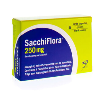 SACCHIFLORA 250MG CAPS 10