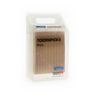 TANDEX TOOTHPICKS WOOD 80