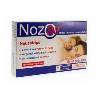 NOZOAIR NEUSSTRIP KLEINE-MIDDELGROTE NEUS 30