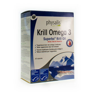 PHYSALIS KRILL OMEGA 3 CAPS 60