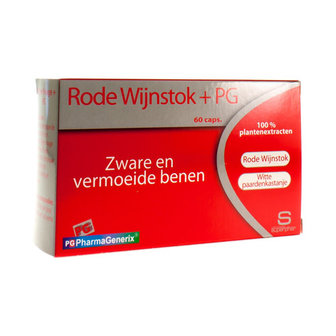 RODE WIJNSTOK+ PG PHARMAGENERIX BLISTER CAPS 60